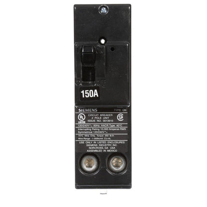 Siemens QN2150R Circuit Breaker | 240V 150A 2 Pole 10kA@240V Plug-In Q Series