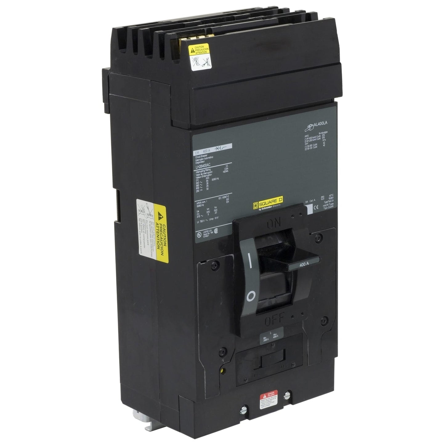 Square D LH26400AB Circuit Breaker | 600V 400A 2P 35kA@480V I-Line