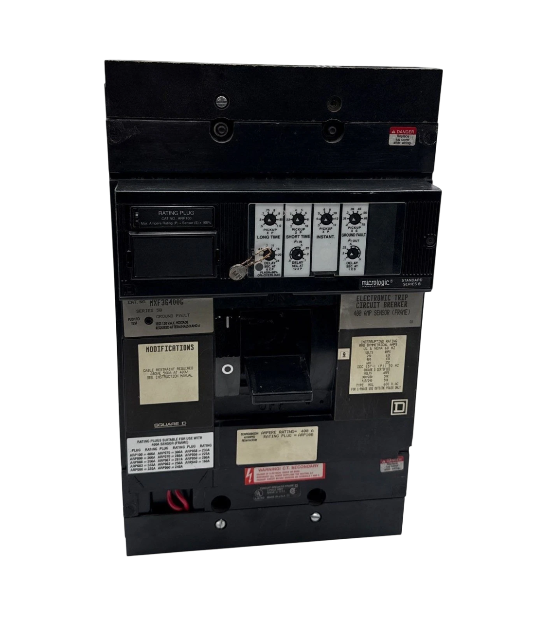 Square D MXF36500 Circuit Breaker | Micrologic MXF 600V 500A