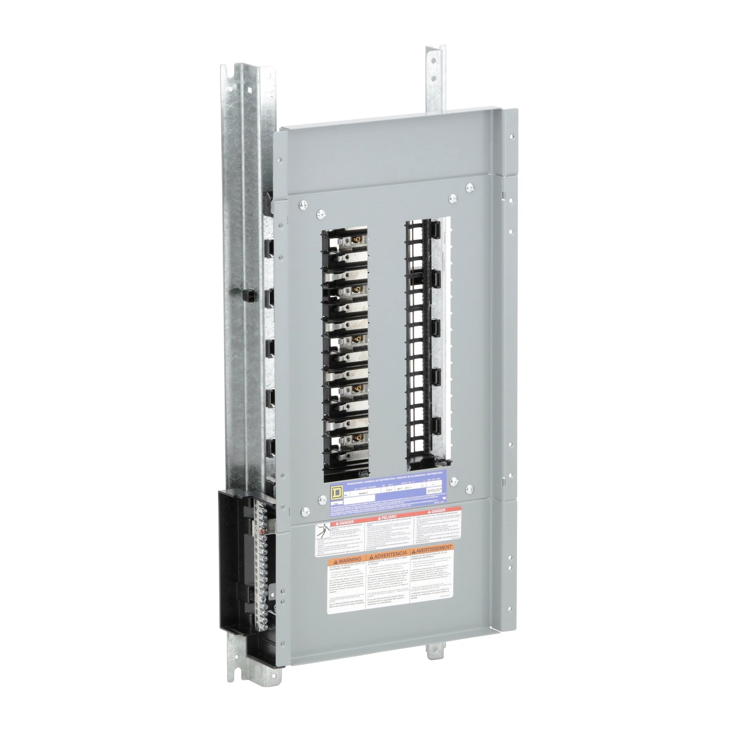Square D NQ430L2C Panelboard Interior | Main Lugs 225A 30-Pole 3-Phase 4-Wire 240VAC/48VDC NQ Series