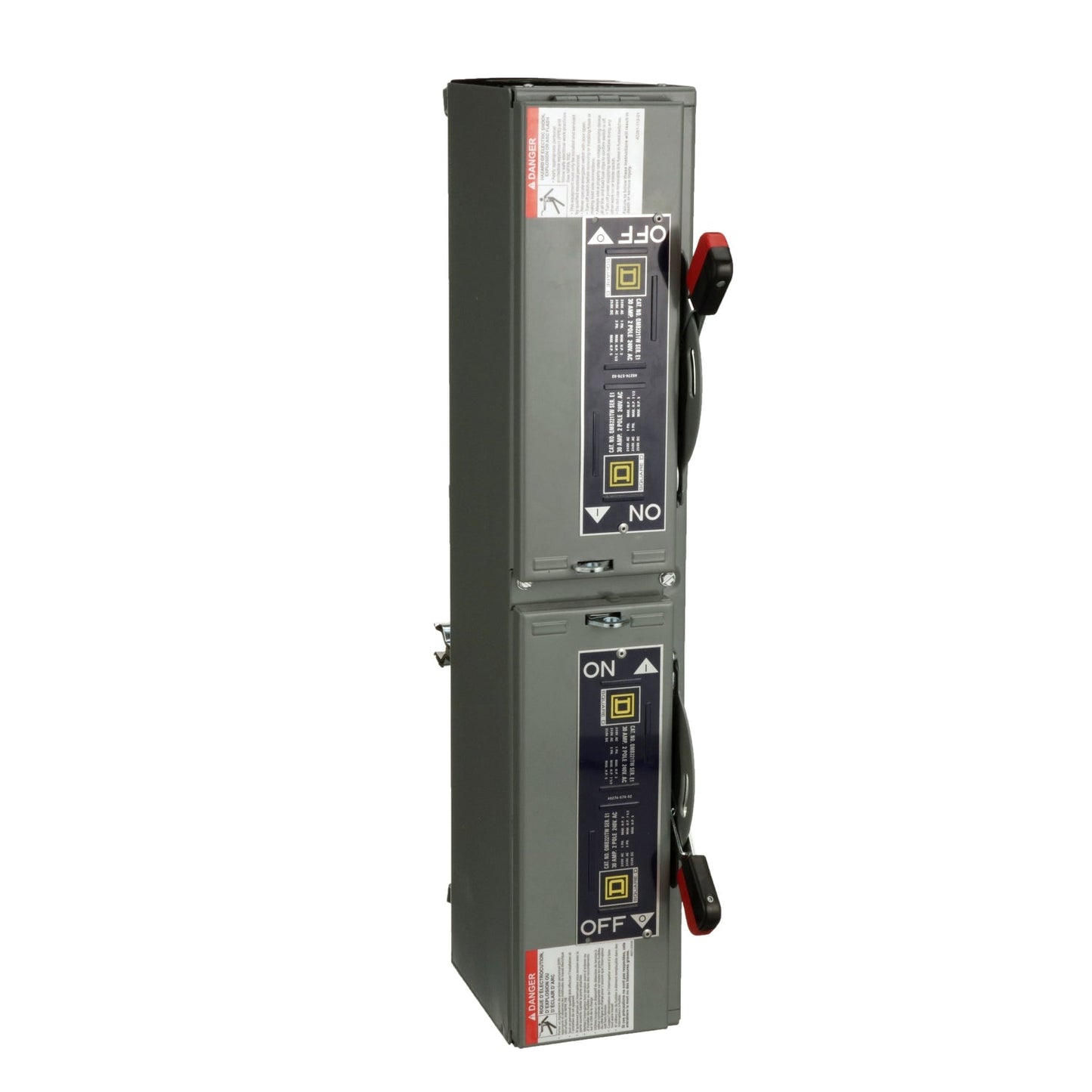 Square D QMB221TD Panel Mount Switch | 240V 30A 1 Phase 2 Pole Fusible QMB Series E1-E2
