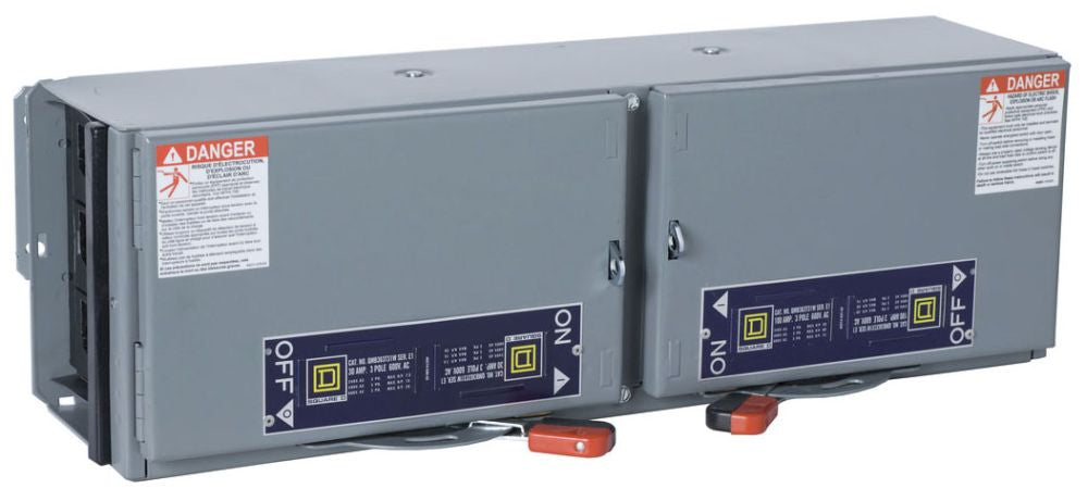 Square D QMB363T31W Panel Mount Switch | 600V 100A 3P Fusible QMB Series E1-E2