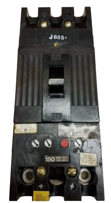 General Electric TFJ224150 Circuit Breaker | 480V 150A 2P 22kA@480V Bolt-On F225 Line