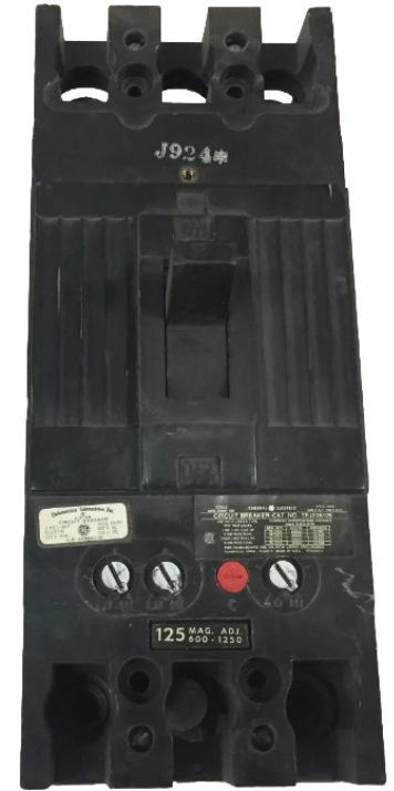 General Electric TFJ226125 Circuit Breaker | 600V 125A 2P 22kA@480V Bolt-On TFJ Series