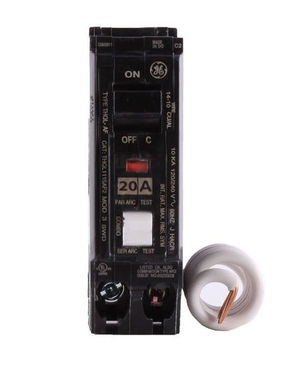 General Electric THQL1120AF2 Circuit Breaker | 240V 20A 1P 10kA@240V Q-Line