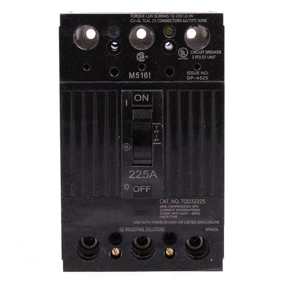 TQD32225 GE Q-Line 225A 3-Pole Bolt-On Replacement Circuit Breaker