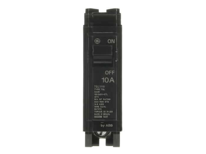 General Electric TQL32010 Circuit Breaker | 240V 10A 3P 5kA@240V Plug-In Q-Line