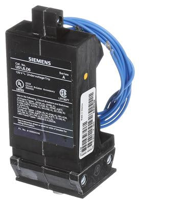 Siemens U01JLD6 Circuit Breaker Under Voltage Release 120/120V Sentron Series