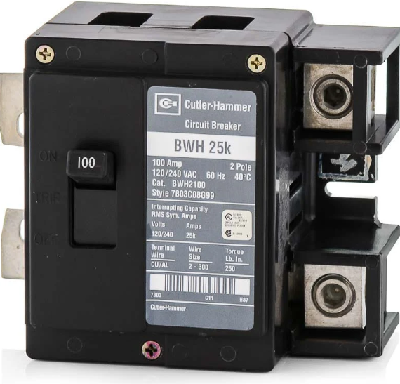 Cutler Hammer BWH2100 Circuit Breaker | BWH Series BWH 240V 100A