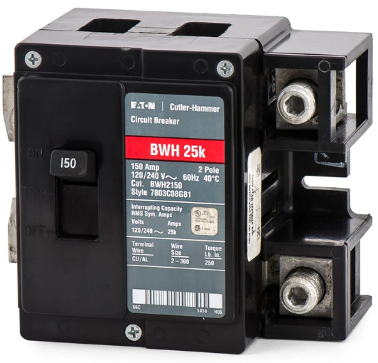 Cutler Hammer BWH2150 Circuit Breaker | BWH Series BWH 240V 150A