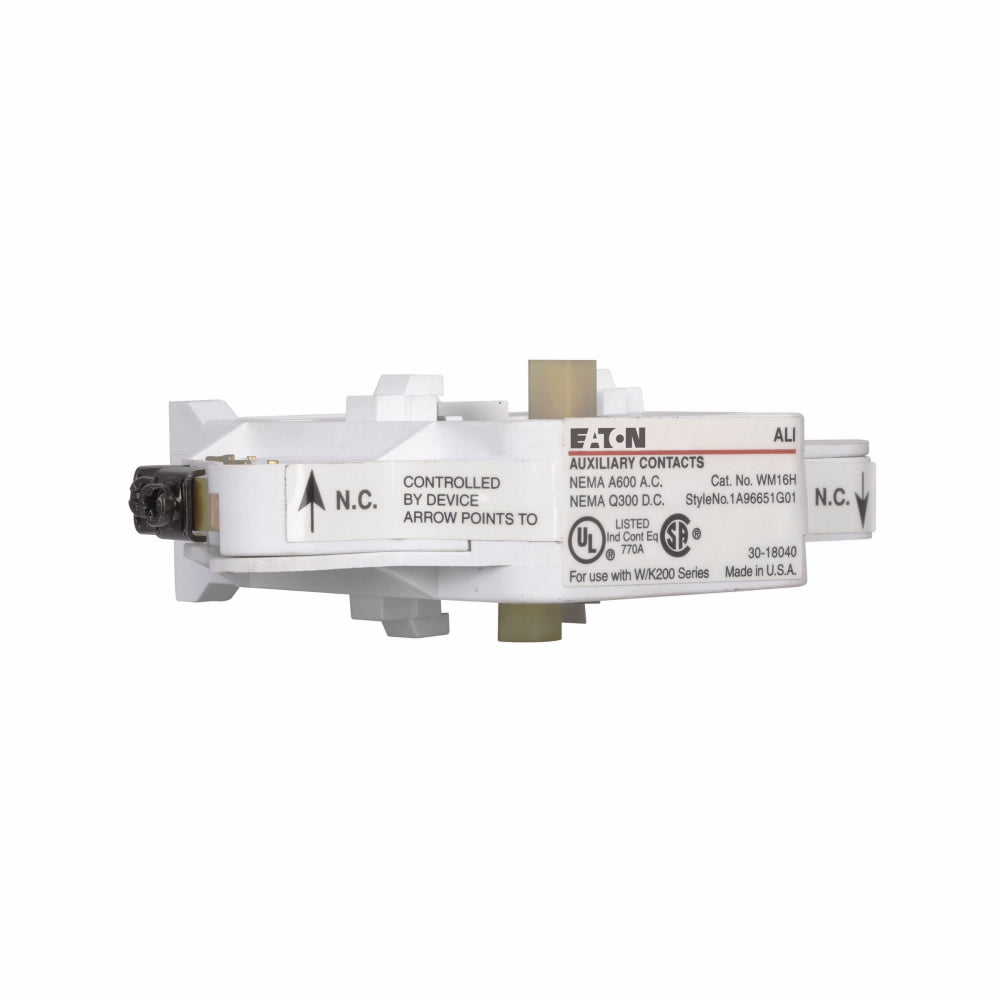 Cutler Hammer WM16H Motor Control Part And Accessory Mechanical Interlock Advantage Series
