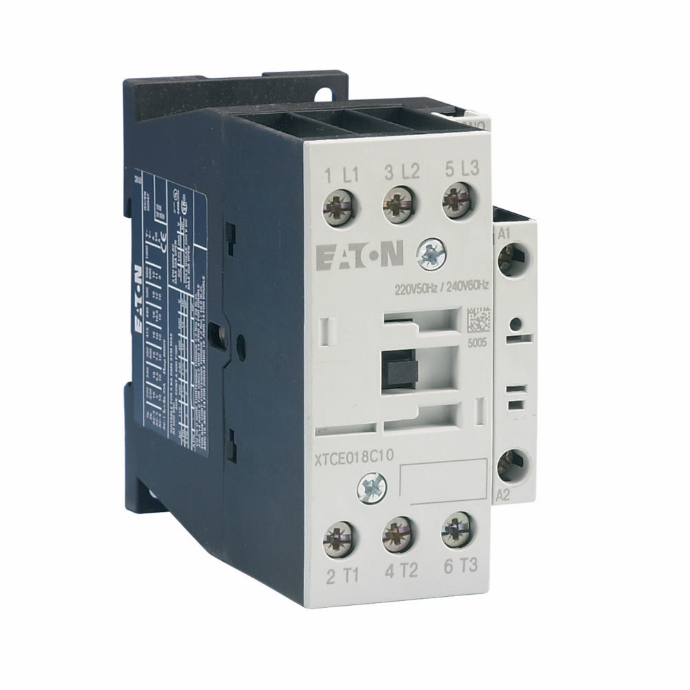 XTCE018C10A Cutler Hammer XT Series Contactor 600V 18A 120V Coil - Essential Electric Supply