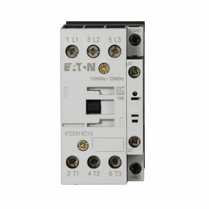 XTCE018C10TD Cutler Hammer Contactor 18A 24-24V DC 1NO 15HP - Essential Electric Supply