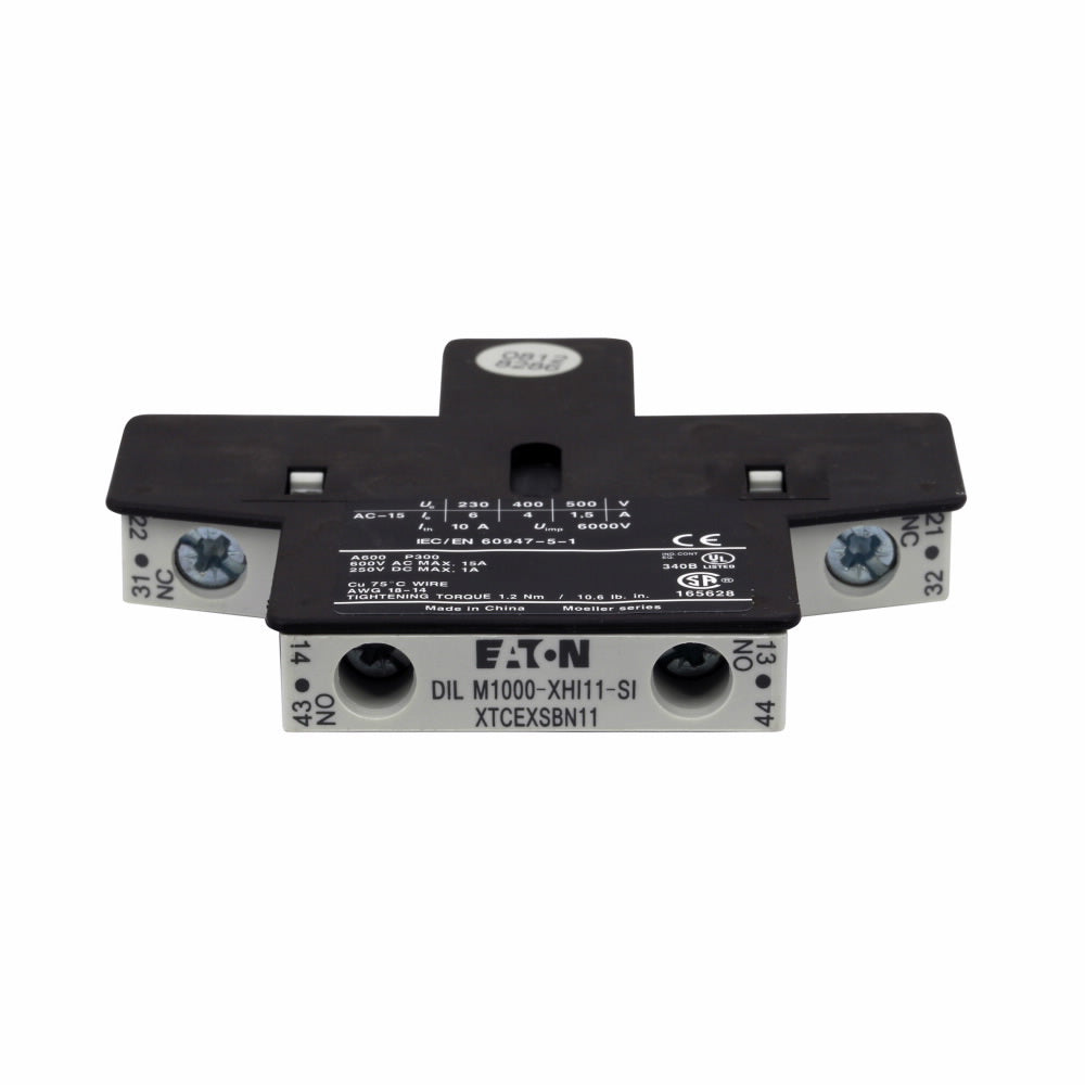 XTCEXSBN11 Cutler Hammer XT Series Contactor And Motor Starter Auxiliaries - Essential Electric Supply